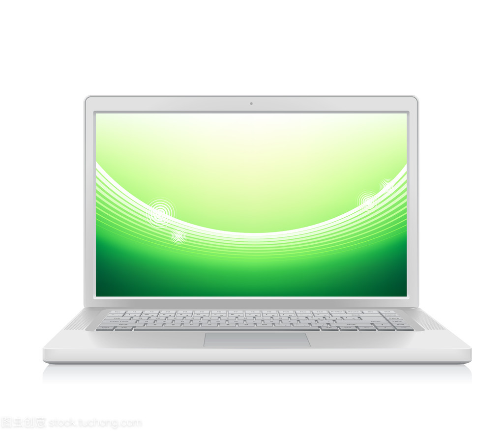 筆記本電腦與抽象壁紙 數(shù)字時代的視覺共振