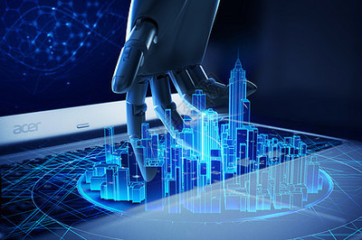 電腦科技鎖屏背景圖片素材 工藝品與現代審美的融合